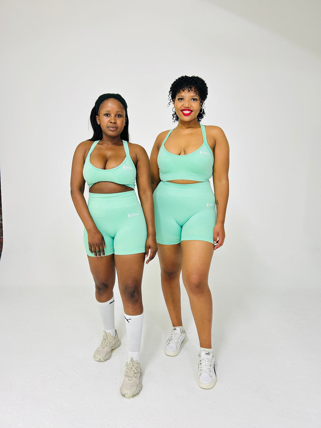 Cross Back Seamless Short Set