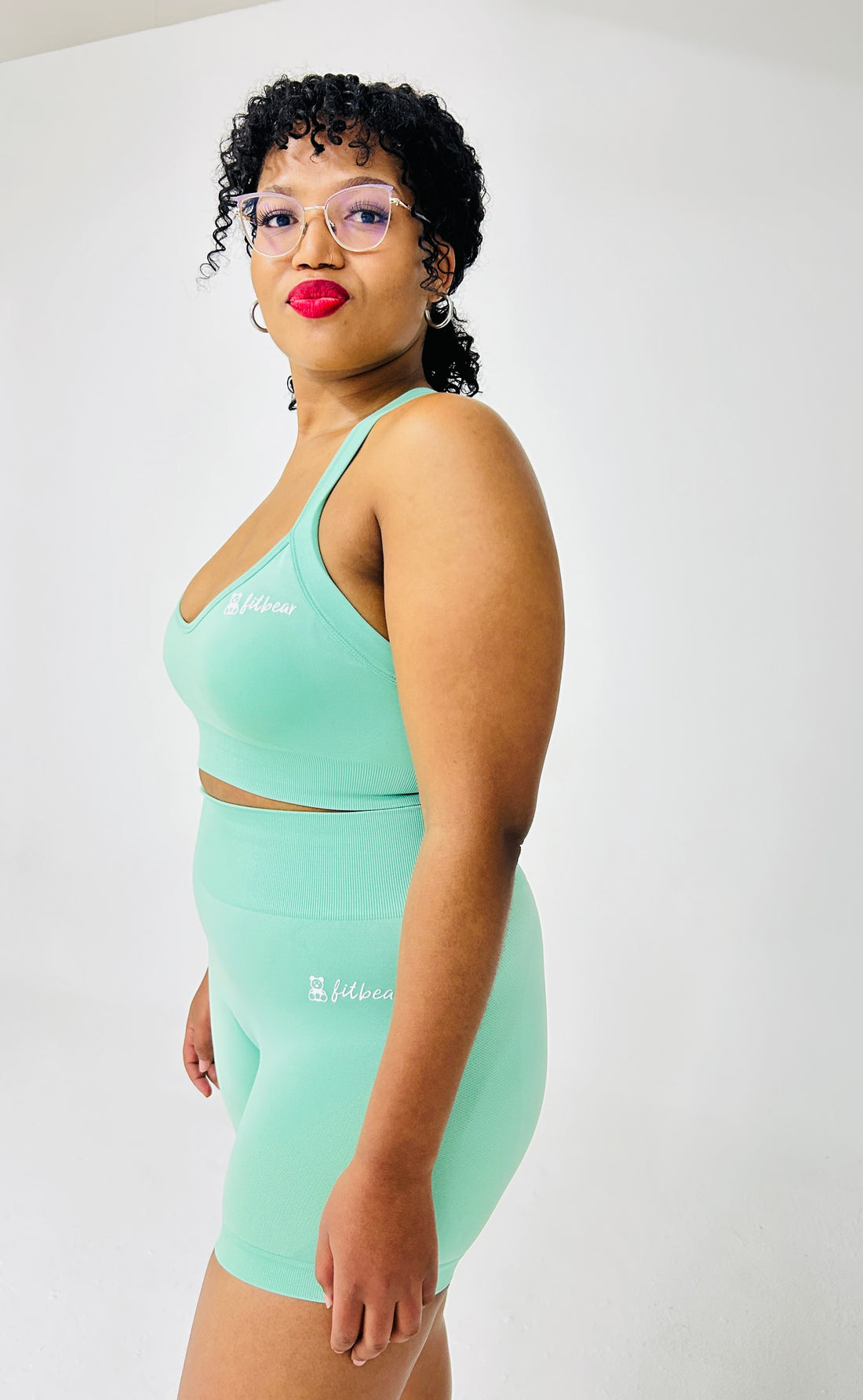Cross Back Seamless Short Set